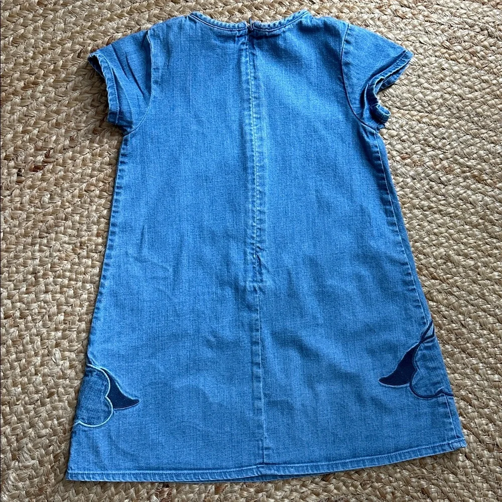 Mini Biden chambray unicorn dress 5-6 - Picture 4 of 5